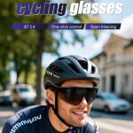 Smart Wieless Cycling Glasses QY-Pro2 Black