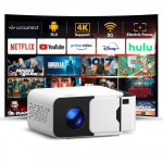 Android Smart Projector T5 Mini  LED/Autofocus