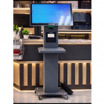 POS UTOP S216 LED21,5 Printer 80/Scan 2D Stand Grey