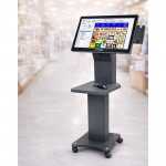POS UTOP S238 LED23,8 Stand WiFi Grey