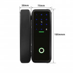 Smart Lock YOUHE YH-A9 Glass door Fingerprint Black