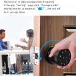 Smart Fingerprint lock YOUHE YH-D6 Black