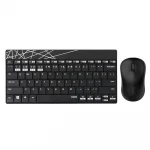 KEYBOARD+MOUSE KIT RAPOO 8000GT Bluetooth 2,4G Wireless  RUS\ENG\BLACK