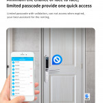 Smart Lock YOUHE A210 RF Digital Silver
