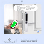 Smart Lock YOUHE A210 RF Digital Silver