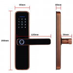 Intelligent Lock YH-X3 Black YOUHE Fingerprint, Password, Card, Key