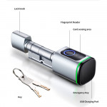 Smart Fingerprint lock YH-S1 Black YOUHE Finger, Key, Card, APP, BLE