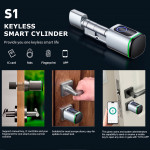 Smart Fingerprint lock YH-S1 Black YOUHE Finger, Key, Card, APP, BLE