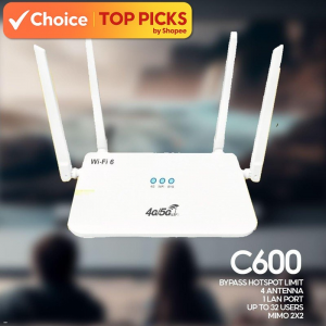 CPE ROUTER 4G/5G C600 WI-FI 6+ LAN 1