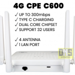 CPE ROUTER 4G/5G C600 WI-FI 6+ LAN 1